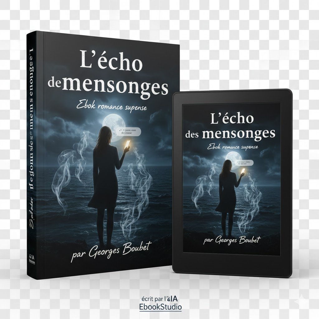 Ebook romance suspense : L’écho des mensonges L’écho des mensonges – Ebook romance suspense par Georges Boubet Chaque année, à la même date, Léa reçoit un message anonyme : « Je n’ai jamais cessé de t’aimer. »
