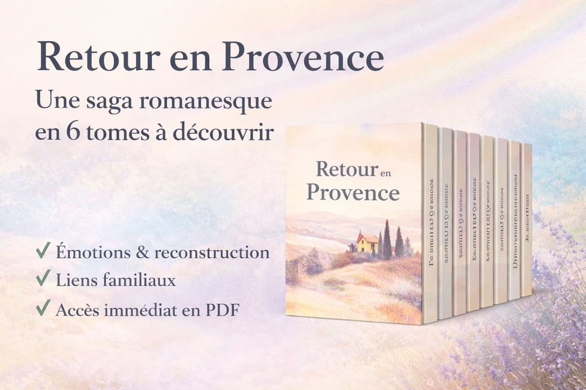 Retour en Provence : saga romanesque en 6 tomes à découvrir