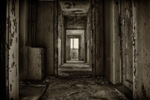 huis clos suspense porte ouverte