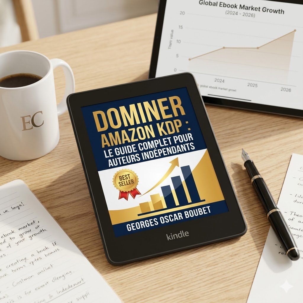 Amazon KDP : Le marché de l'ebook en 2026 Amazon KDP vitrine connaissances 2026 — publier un ebook sur Kindle Direct Publishing